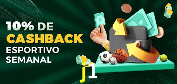 10% de bônus de cashback na j1